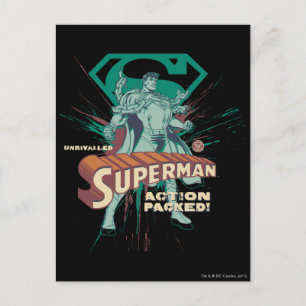 Carte Postale Action Superman emballée