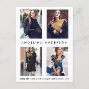 Carte postale Actor Model 4 Photo Comp Card