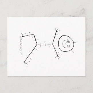 Carte Postale Acupuncture collant