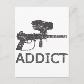 Carte Postale Addictionnaire du Paintball