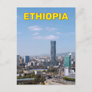 Carte Postale Addis-Abeba, Éthiopie