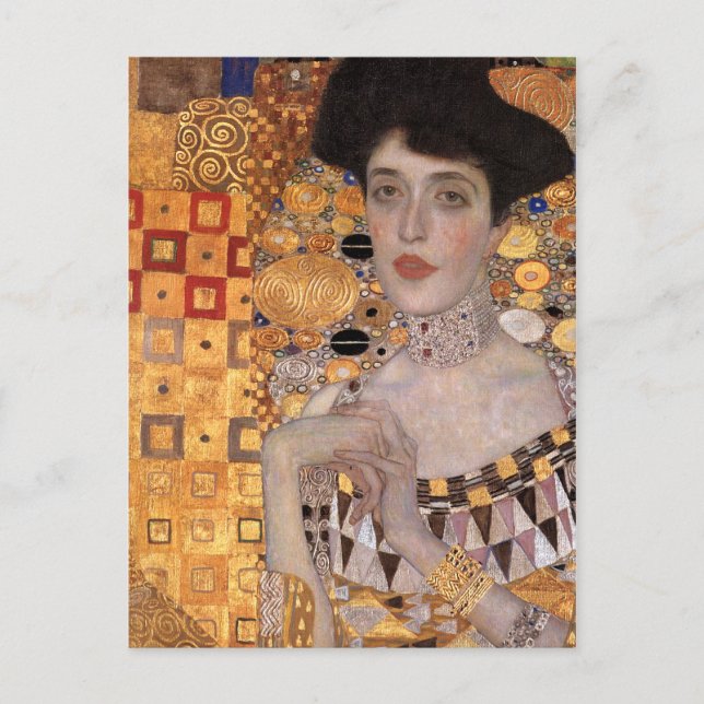 Carte Postale Adele Bloch Bauer Portrait (Détail) Gustav Klimt (Devant)