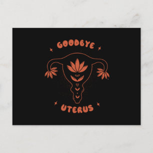 Carte Postale Adieu Uterus