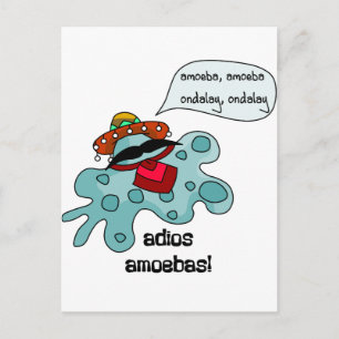 Carte Postale Adios Amoebas