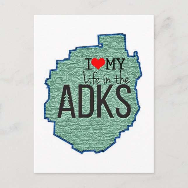 Carte postale Adirondack (Devant)