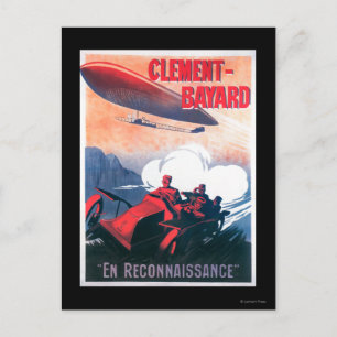 Carte Postale Adjudant Vincenot WWI Aéronef Affiche promotionnel