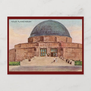 Carte Postale Adler Planetarium, Chicago 1933 Vintage