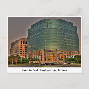 Carte Postale Administration centrale de Postes Canada