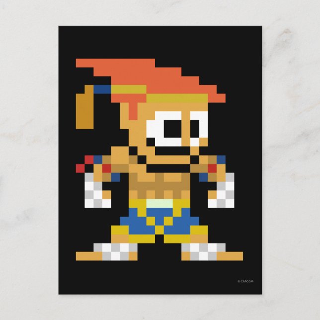 Carte Postale Adon 8 bits (Devant)
