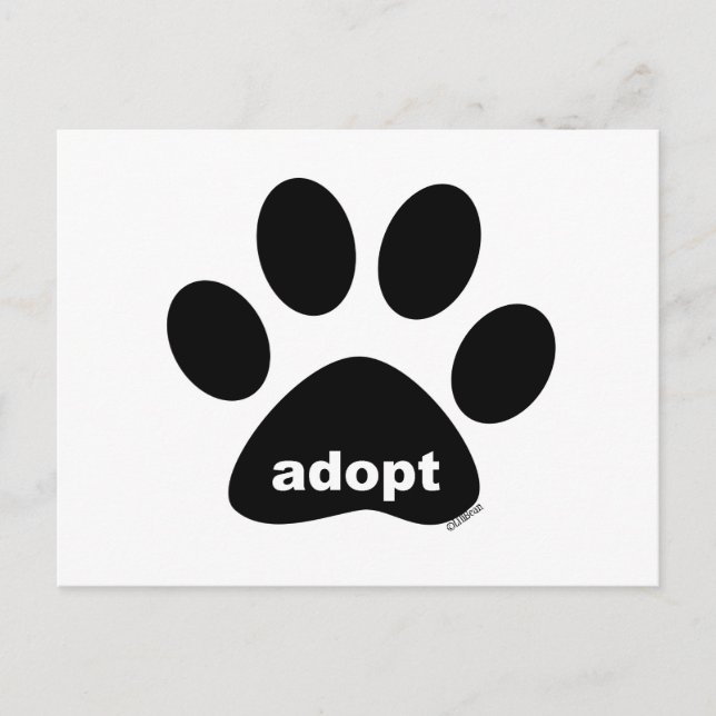 Carte Postale Adopter (Devant)