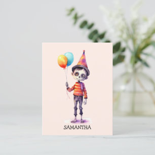 Carte Postale Adorable Kid Zombie - Jolie Halloween (4)