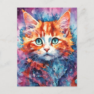Carte Postale Adorable Kitten
