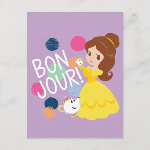 Carte Postale Adorable Princesse Belle