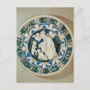 Carte Postale Adoration de la Vierge avec St John