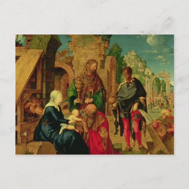 Carte Postale Adoration des Mages, 1504 (Devant)