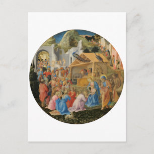 Carte Postale Adoration des Mages par Fra Angelico et Filippo