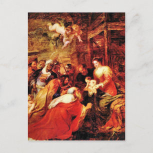 Carte Postale Adoration des Mages par Paul Rubens