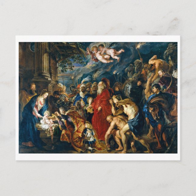 Carte Postale Adoration des Mages | Peter Paul Rubens | (Devant)