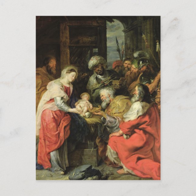 Carte Postale Adoration des Magi, 1626-29 (Devant)