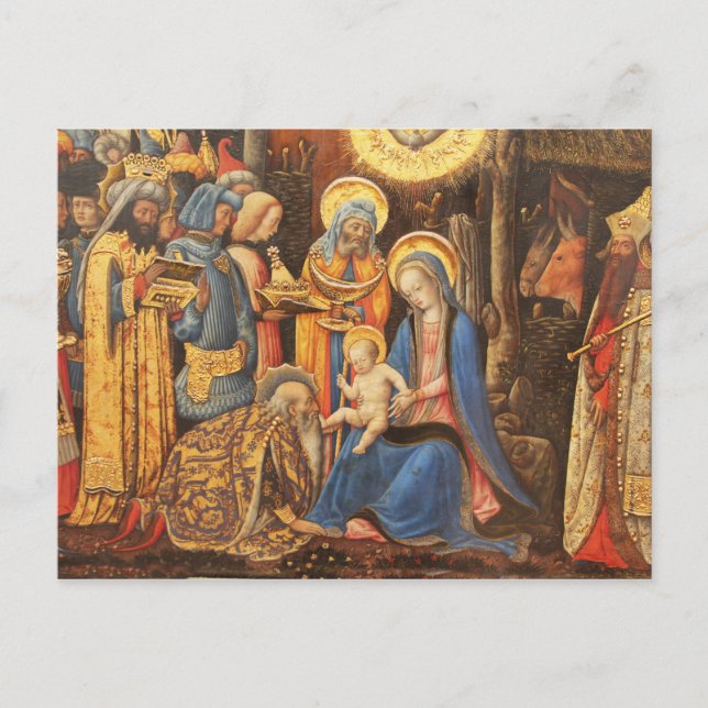 Carte Postale Adoration des Rois (Adorazione dei Magi) (Devant)