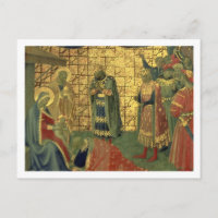 Adoration of the Magi, détail from a predella pane