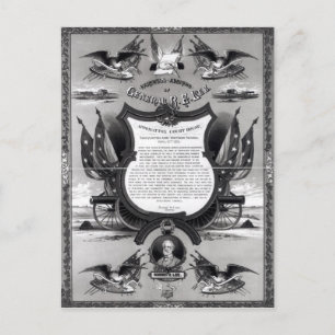Carte Postale Adresse d'adieu du général Robert E. Lee