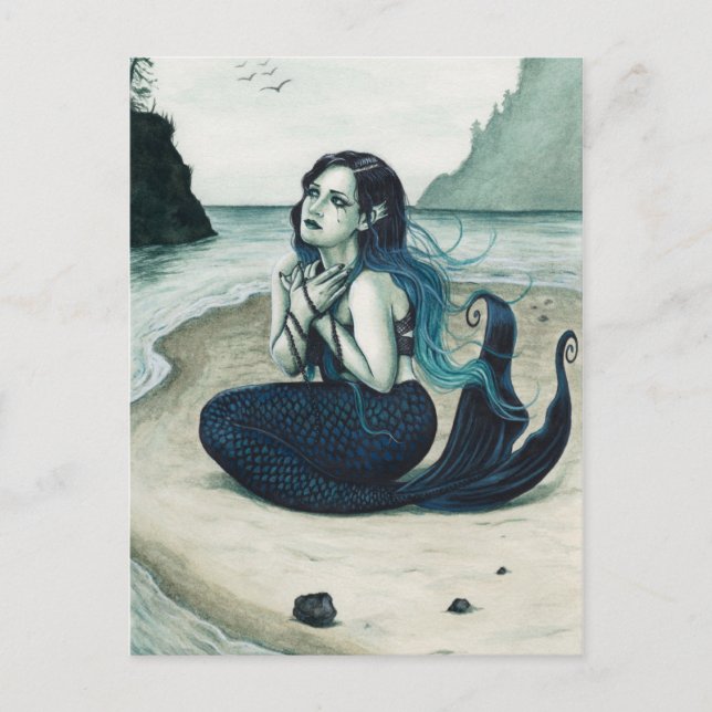 Carte postale Adriad Sad Mermaid (Devant)