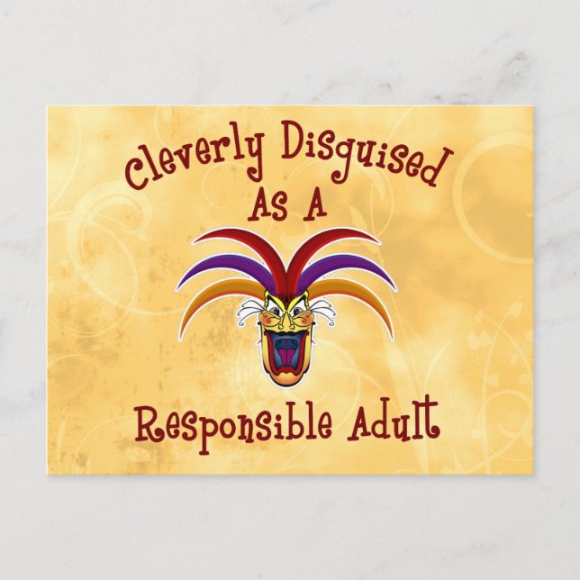 Carte Postale Adulte responsable (Devant)
