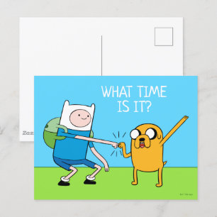Carte Postale Adventure Finn & Jake Fist Bump