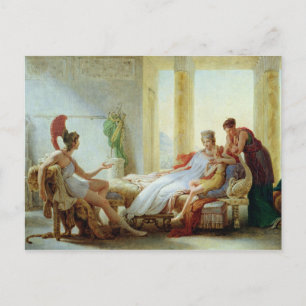 Carte Postale Aeneas raconte Dido de la catastrophe à Troy