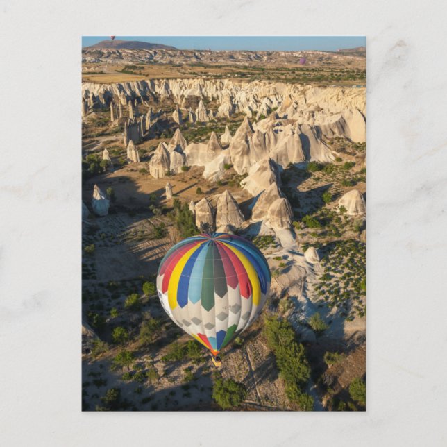 Carte Postale Aerial View Of Hot Air Balloons, Cappadocia (Devant)