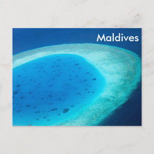 Carte Postale Aerial view of Maldives atoll