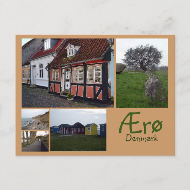 Carte Postale AErø Collage (Devant)