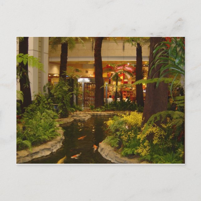 Carte Postale Aéroport de Singapour Changi (Devant)