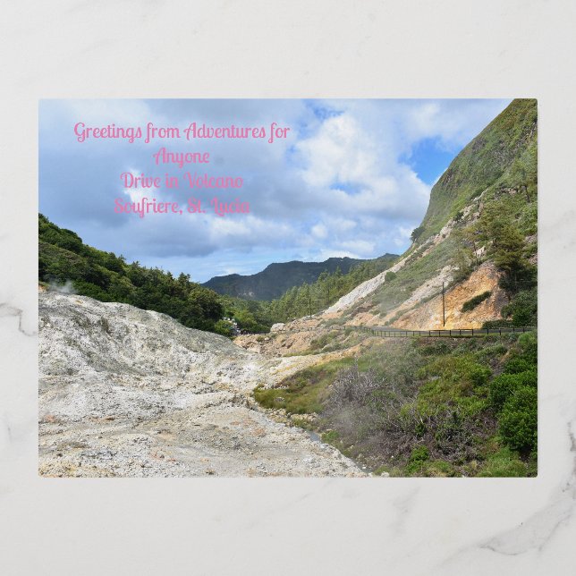 Carte postale AFA Drive in Volcano (Recto)