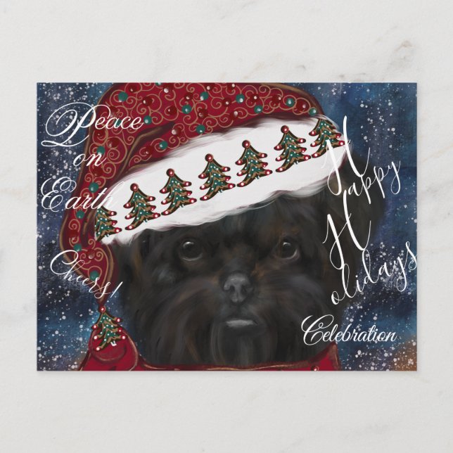 Carte Postale Affenpinscher  (Devant)