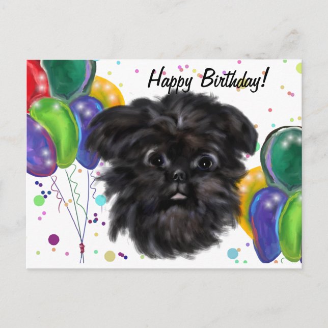 Carte Postale Affenpinscher  (Devant)