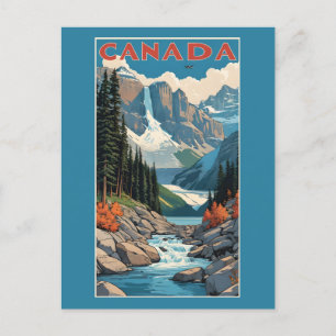 Carte Postale Affiche Canada Travel