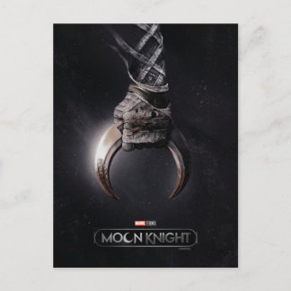Carte Postale Affiche d'art de Moon Knight saisissant un dard en