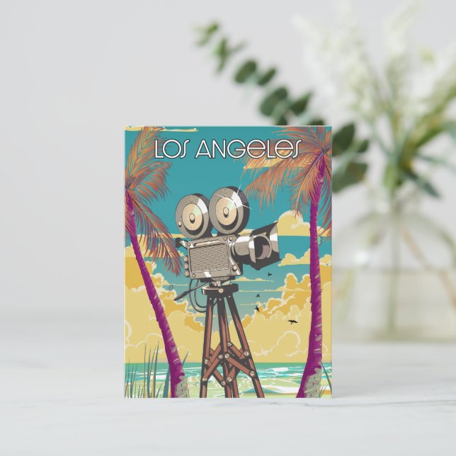 Carte Postale Affiche de la caméra du cinéma de Los Angeles (Debout devant)