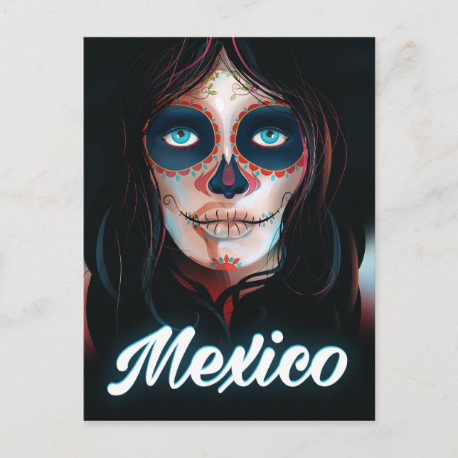Carte Postale Affiche de la Fête du Mexique pour les Vacances mo (Devant)