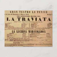 Affiche de la première mondiale de La Traviata (18