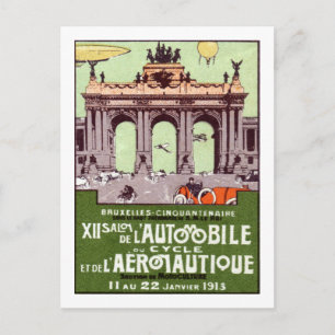 Carte Postale Affiche de l'Expo Transport 1913