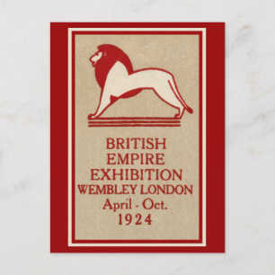 Carte Postale Affiche de l'exposition de l'Empire britannique en
