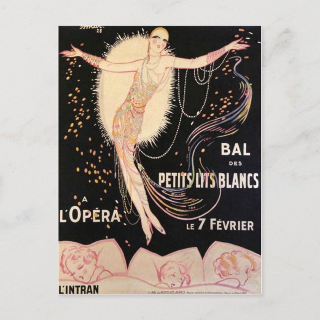 Carte Postale Affiche de l'opéra français (Devant)