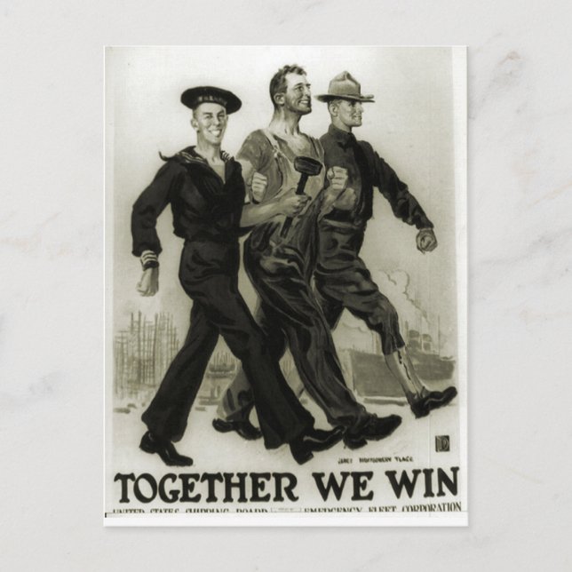 Carte Postale Affiche de recrutement 1915 (Devant)