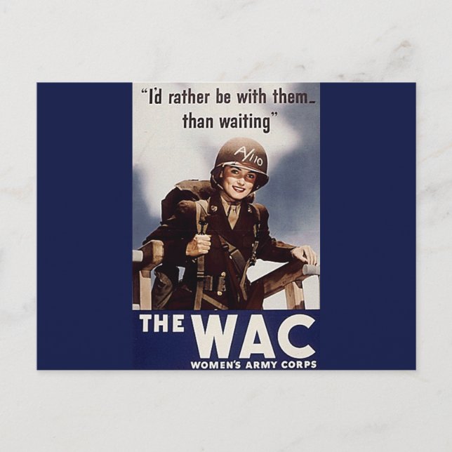 Carte Postale Affiche de recrutement de l'ACC (Devant)
