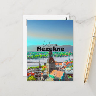 Carte Postale Affiche de Rēzekne, décoration murale de Rēzekne,