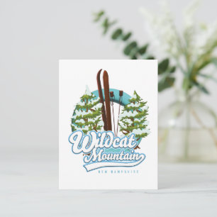 Carte Postale Affiche de ski Wildcat Mountain New Hampshire