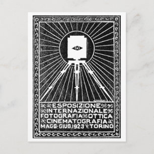 Carte Postale Affiche de Turin Photo Expo 1923